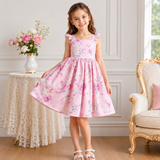 Toddler Girls’ Backless Birthday Party Dress