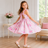 Toddler Girls’ Backless Birthday Party Dress
