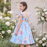 Girls’ Backless Birthday Party Summer Autaum Dress
