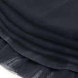 Flofallzique Little Girls Tulle Dresses Long Sleeves Ruffle Toddler Velvet Christmas Dress for Special Occasion Black