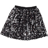Girls Sequins Skirt Mini Sparkle Kids Skirt for 1- 12 Years old