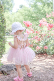 Pink Summer Baby Girls Dress Tulle  Toddler Birthday Tutu Tea Party Dress