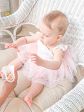 Pink Summer Baby Girls Tutu Dress Tulle  Toddler Birthday Tea Party Dress